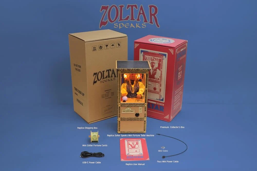 New Wave Toys Replicade Zoltar Speaks Fortune Teller Machine 1/6 Scale SEALED!