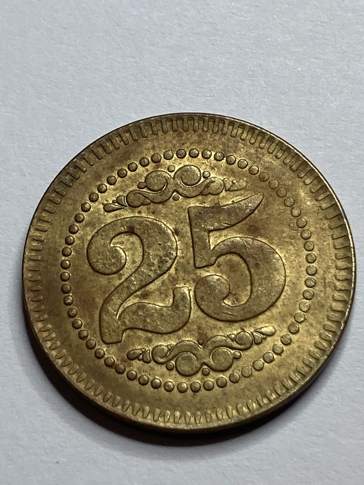 RARE OLDER TRADE CHECK TOKEN AMUSEMENT CARNIVAL BOARDWALK ARCADE DEFUNCT #rd1
