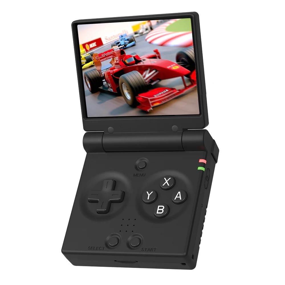 Miyoo Mini Flip Retro Handheld Game Console, 2.8 Inch 750*560 IPS Black