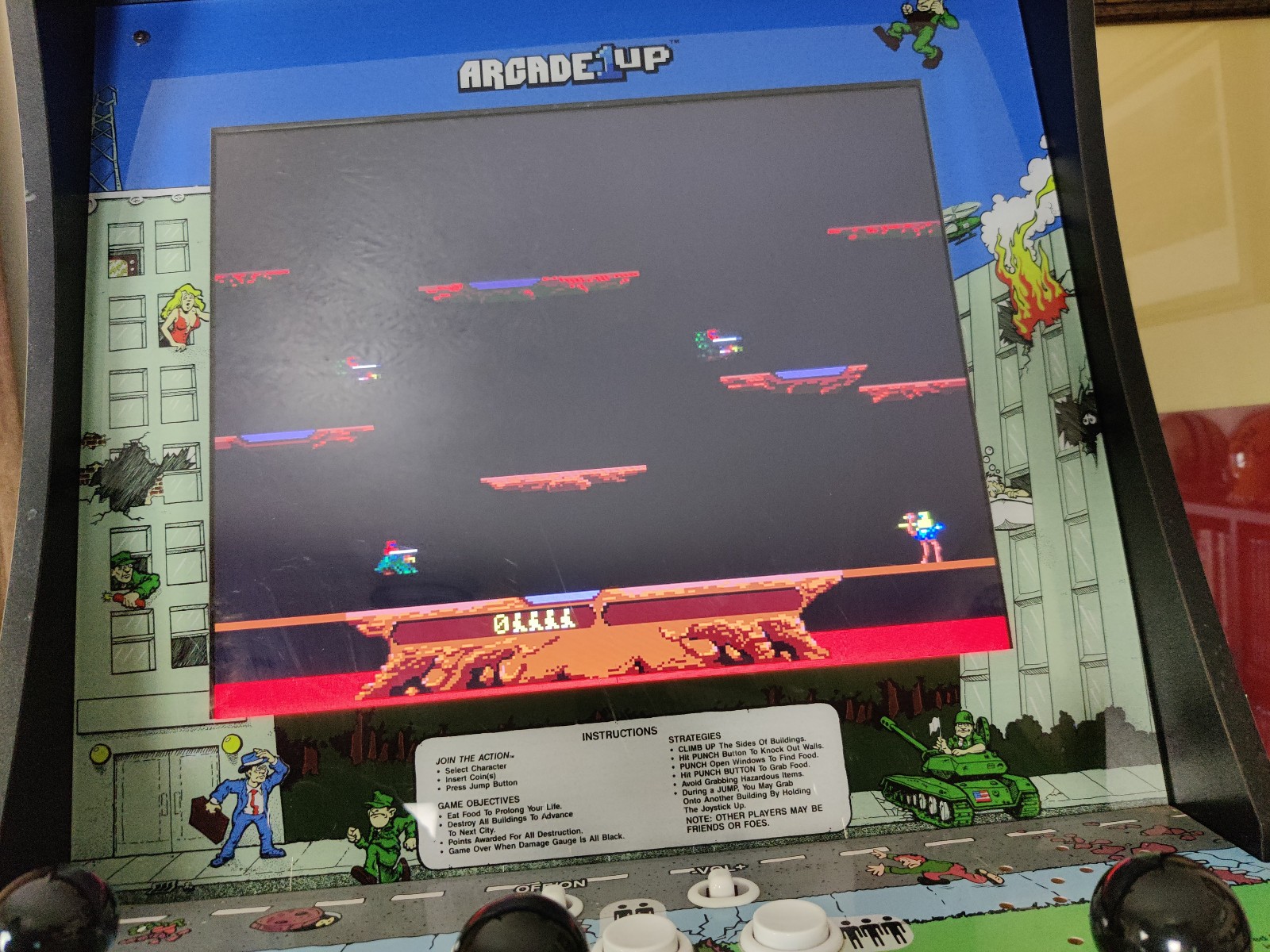 Arcade1up Midway Classic Arcade Machine Rampage Gauntlet Joust Defender USED