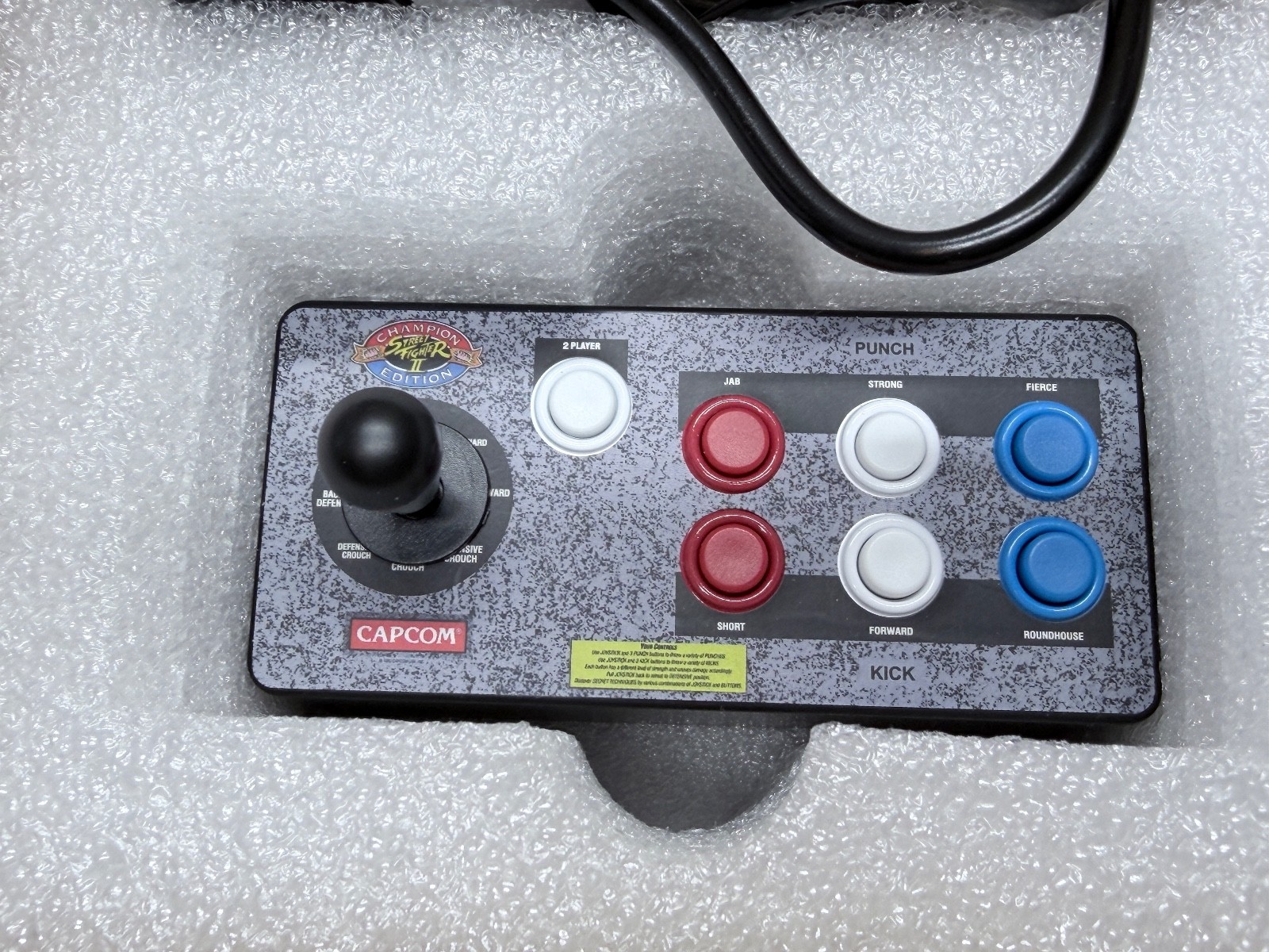 New Wave Toys Replicade Street Fighter II Fight Stick Mini Arcade