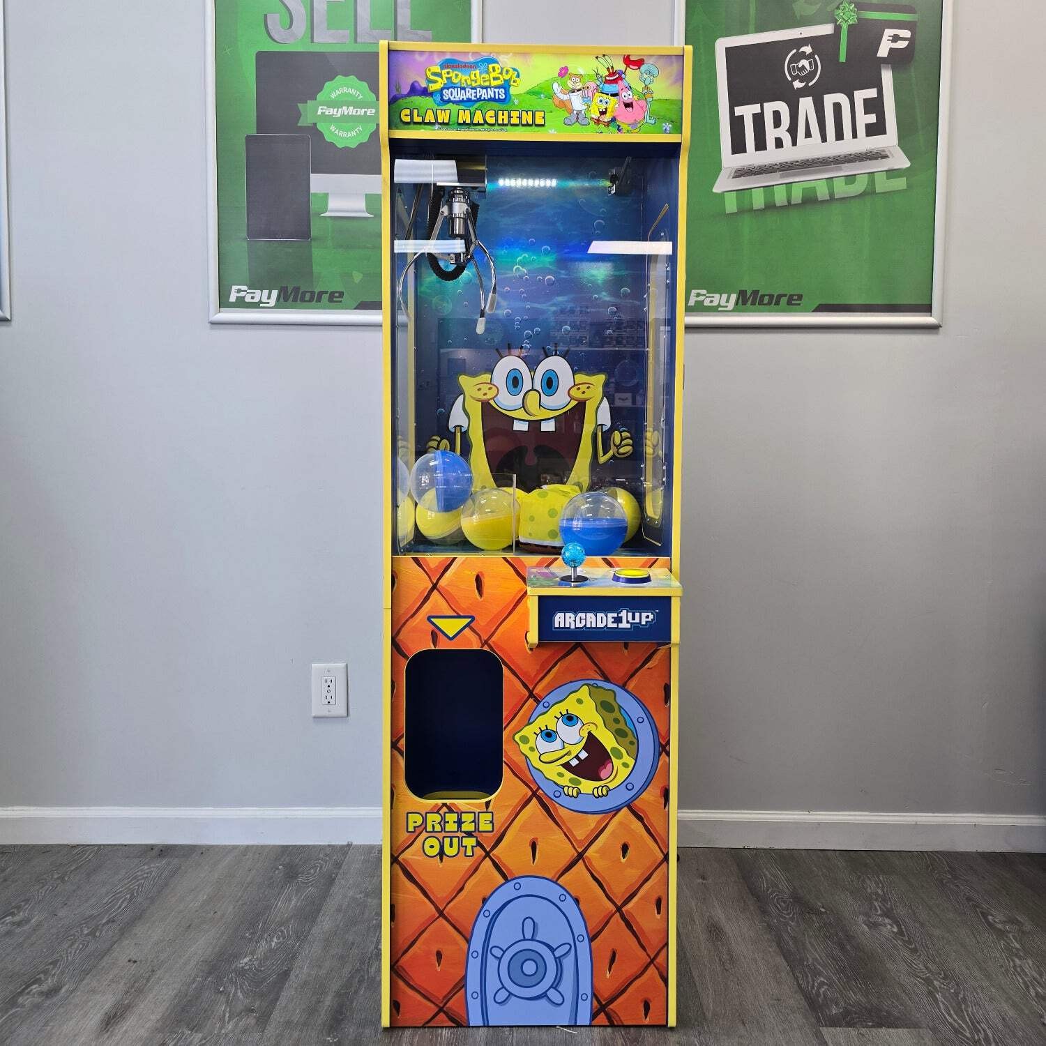 Arcade 1 Up Spongebob Claw Machine Arcade Claw Machine SPB-W-503000