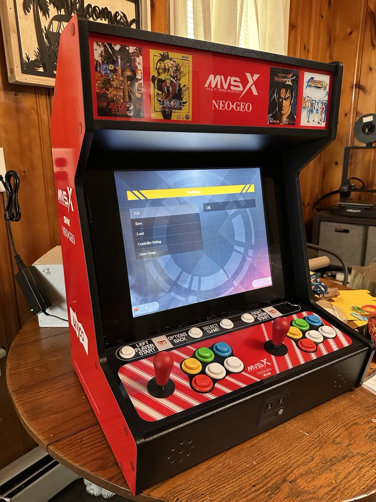 Unico MVSX SNK Neo Geo Multi Video System Tabletop Home Arcade Cabinet