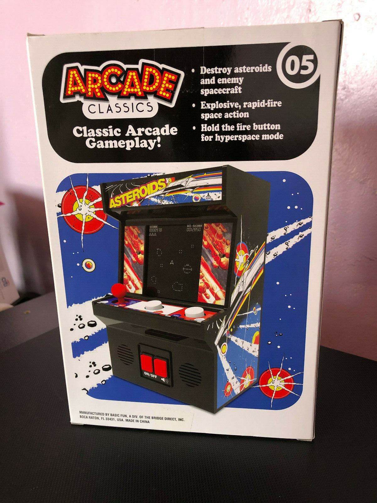 Asteroids Arcade Classics Mini Handheld Retro Atari Games New Video Game Cool